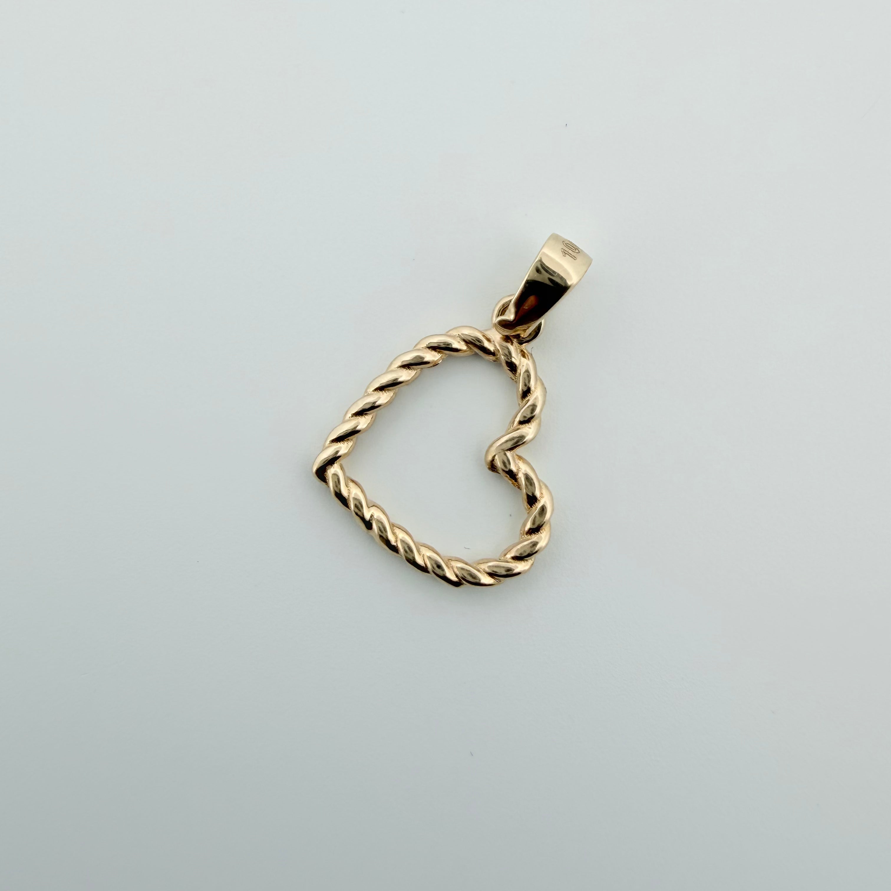 Braided Heart Charm