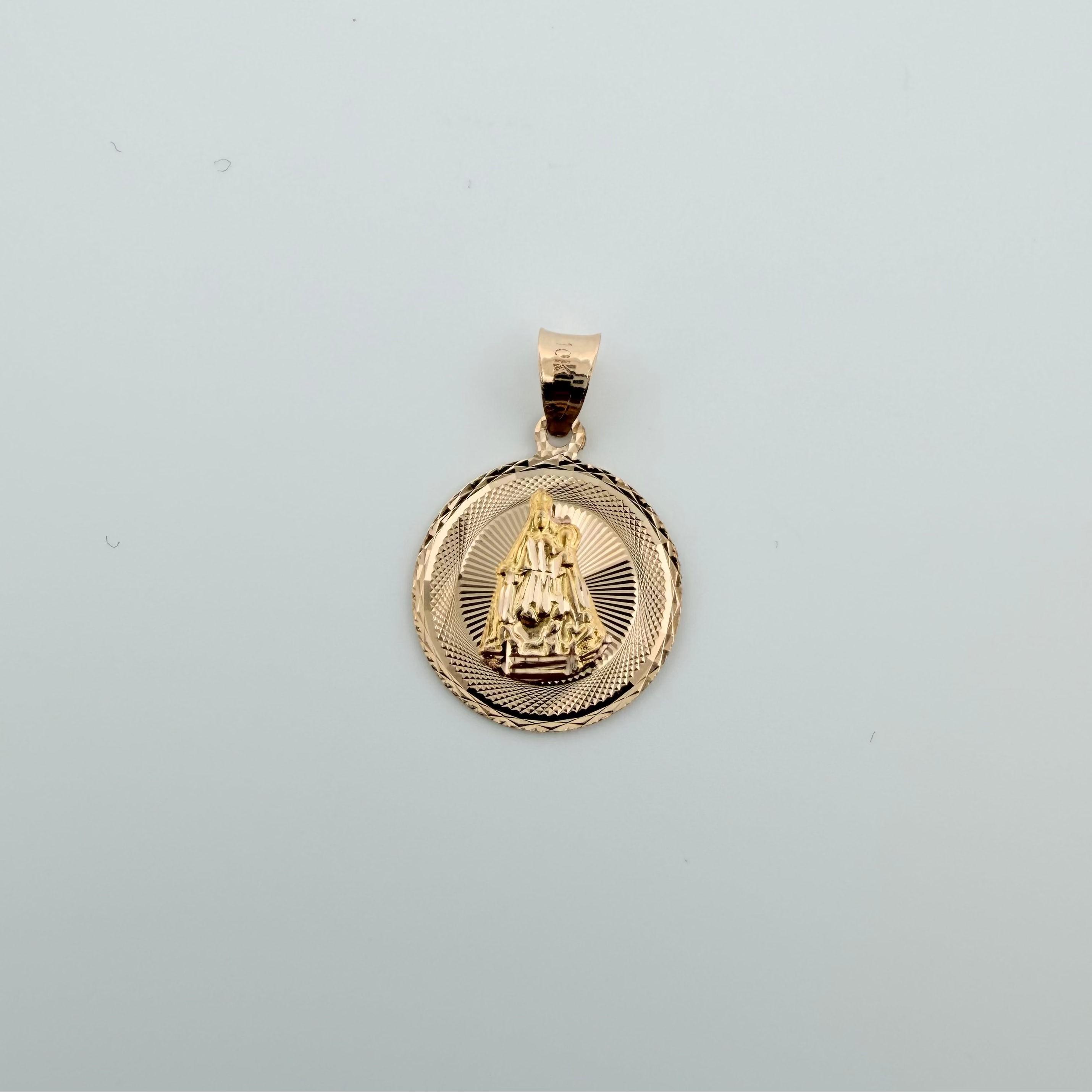 Caridad del Cobre Small Round Charm
