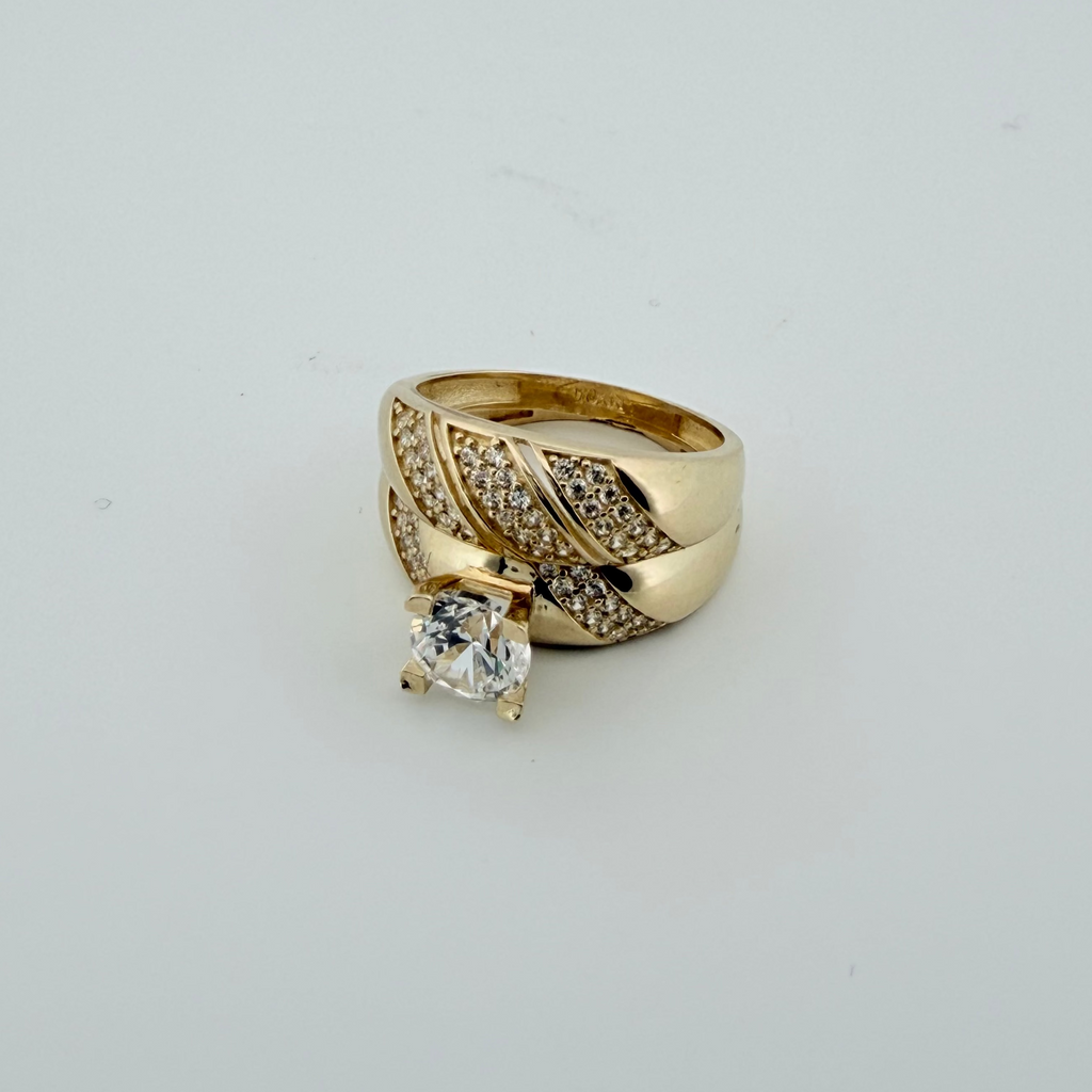 Engagement Ring Duo CZ 3