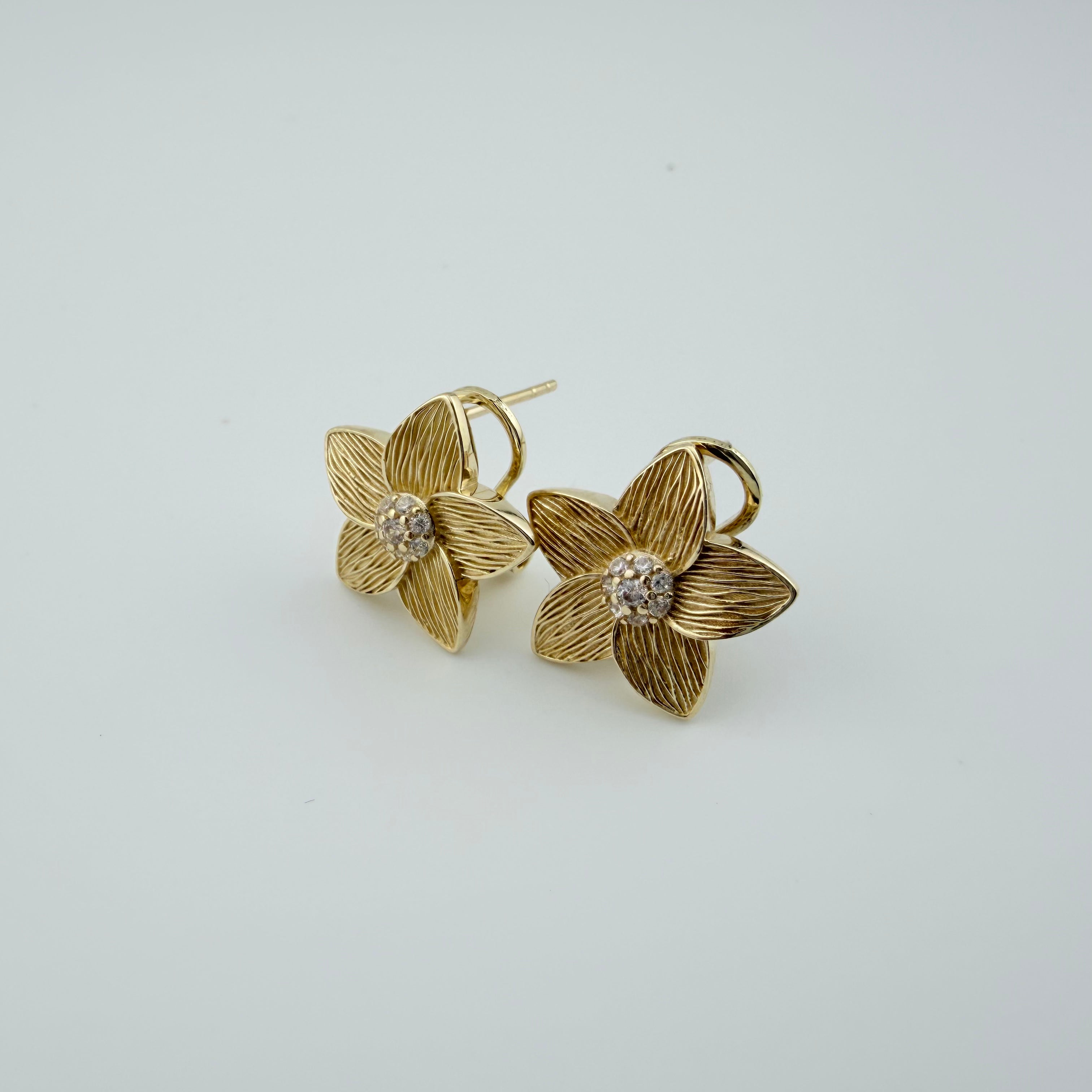 Star Flower Earrings