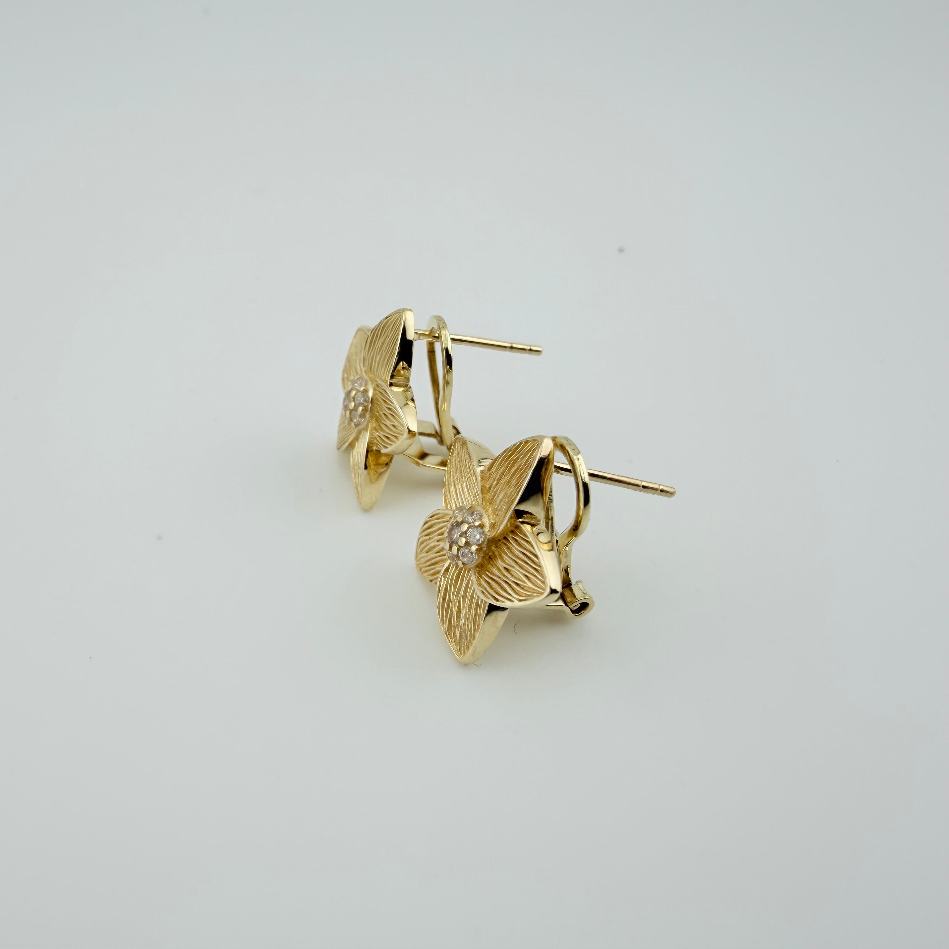 Star Flower Earrings