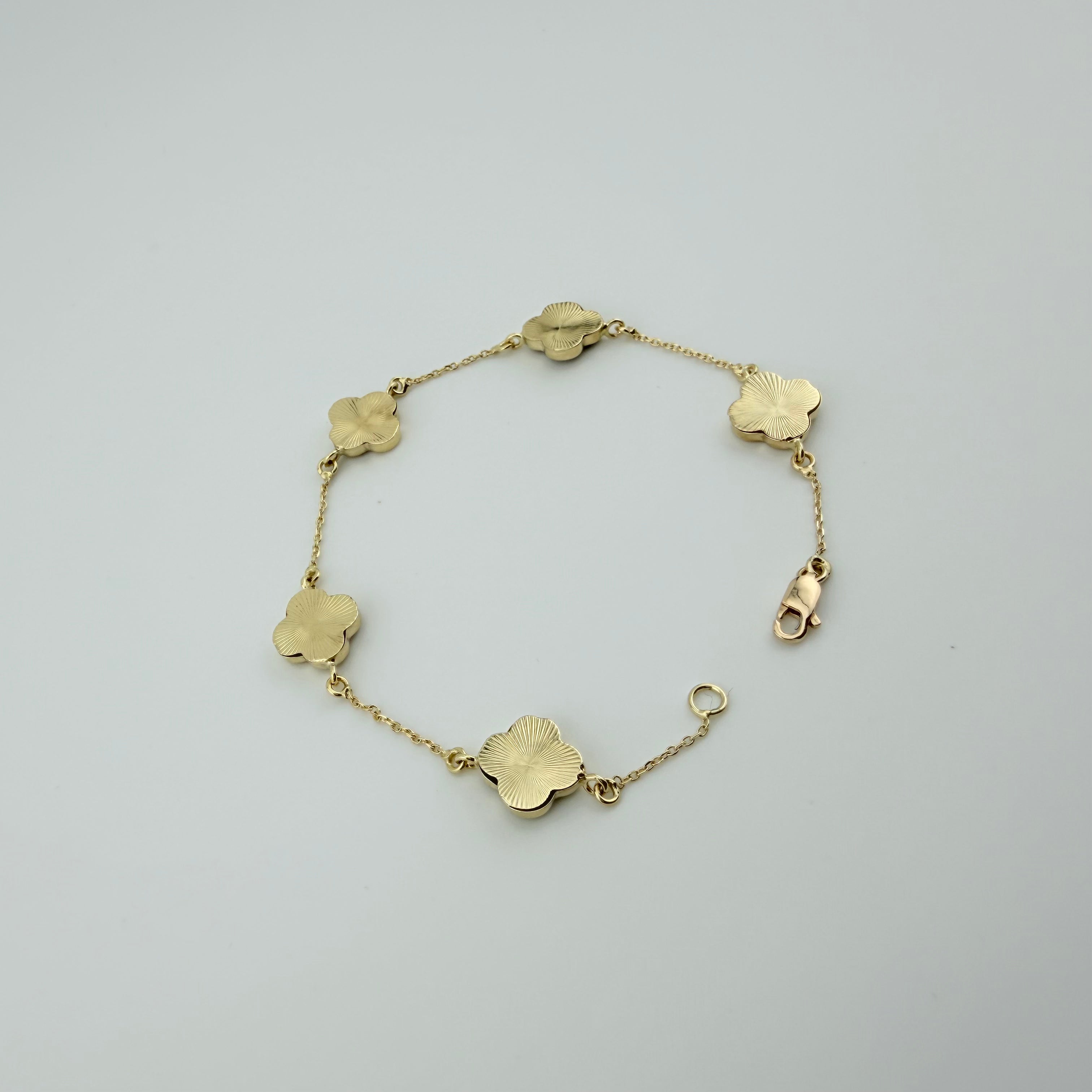 Reversible Light Clover Bracelet