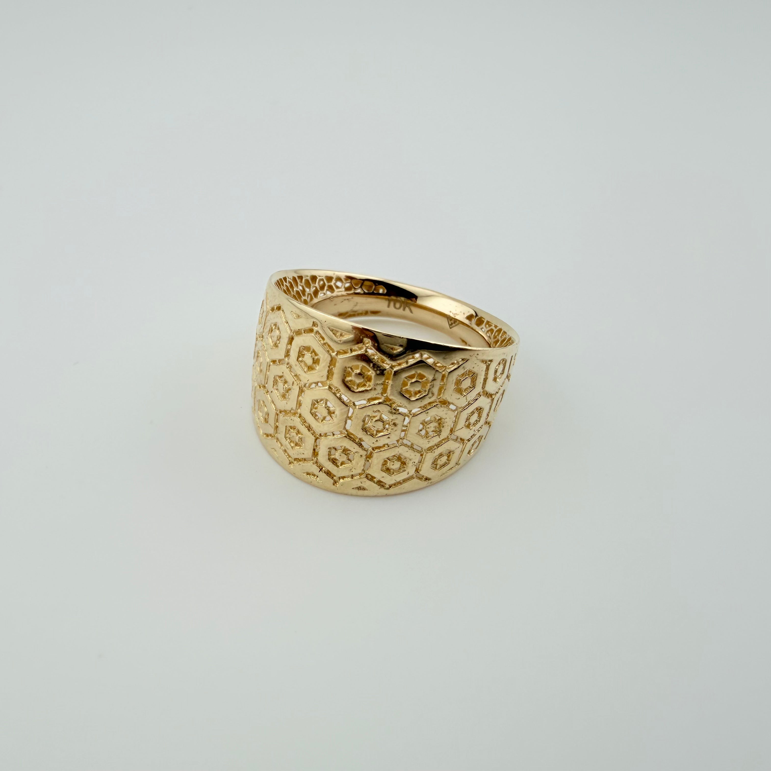 Hex Pattern Ring