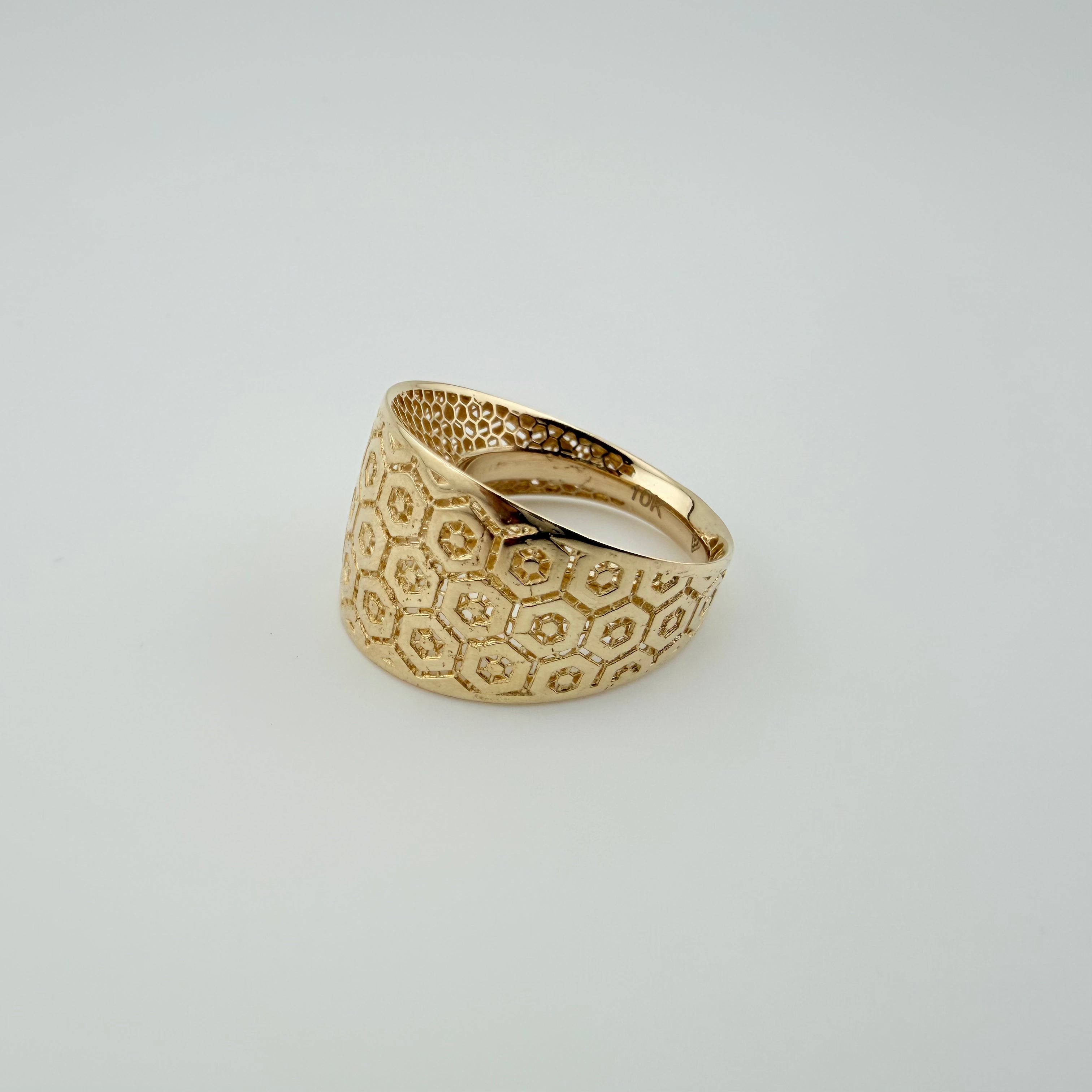 Hex Pattern Ring