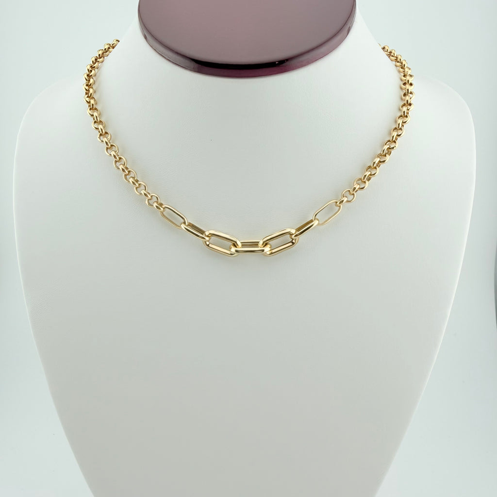Rolo-Paperclip Necklace