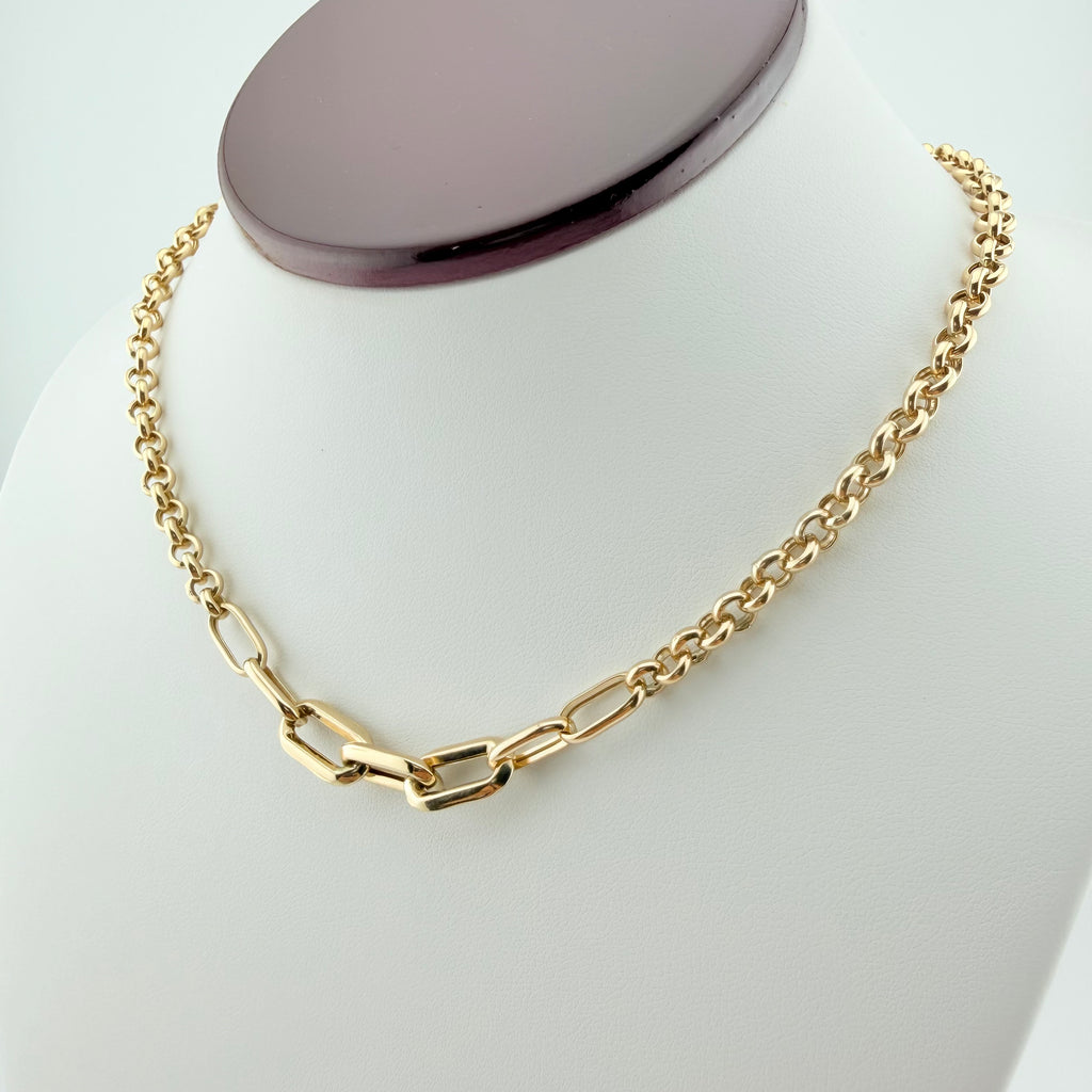 Rolo-Paperclip Necklace